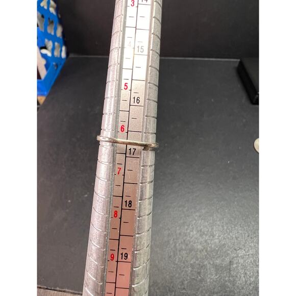 Vintage 10k White Gold Garnet Solitaire Ring – Size 6.5 – Magnolia Jewelry - Picture 16 of 16